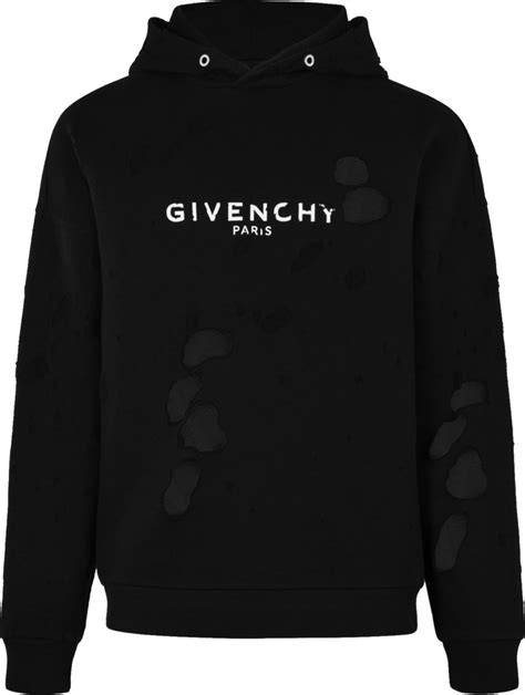 givenchy hoodie destroyed|givenchy zip up hoodie.